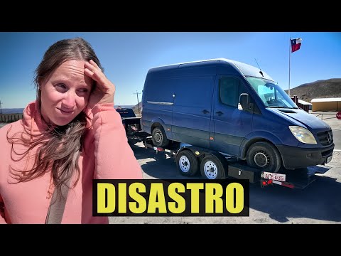 VAN BREAKS DOWN IN THE DESERT - PROBLEMS BEGIN IN A NEW COUNTRY