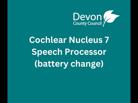 Cochlear Nucleus 7 Speech Processor - Battery Change