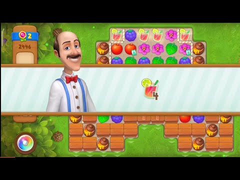Gardenscapes Level 2446 Walkthrough "No Boosters Used"