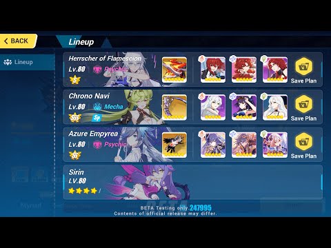[BETA 6.2 SEA] EX Abyss Redlotus D435 - Budget Chrono Navi Vs Heimdall - Honkai Impact 3