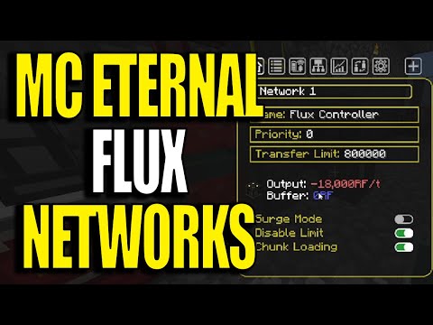 Minecraft MC Eternal Modpack Chapter 2 Ep 16 - Flux Networks