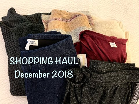 Shopping Haul - December 2018:  Target, Old Navy, Macy's & Express🛍