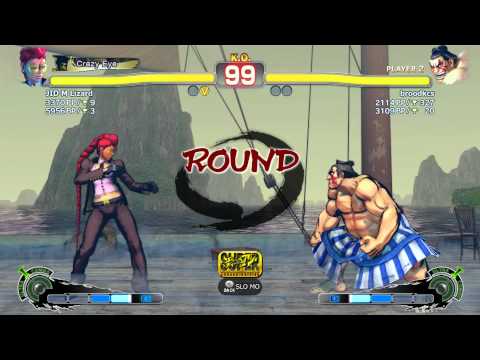 JID M Lizard (CV) vs broodkcs (HO) | SSF4: Arcade Edition PC - Ranked Match