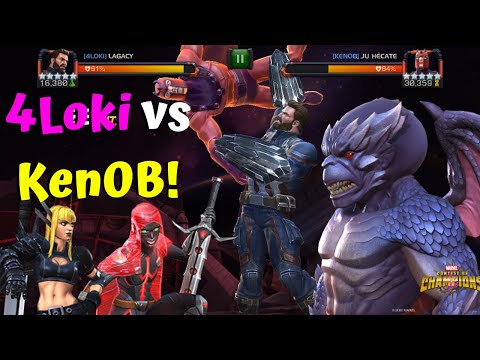 4Loki vs KenOB! Best War Alliance! Dragonman? Guilly2099/Magik/CapIW! - Marvel Contest of Champions