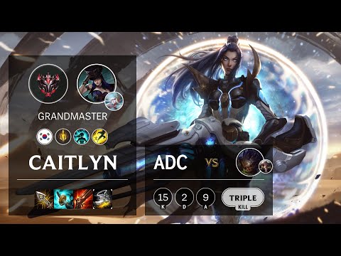 Caitlyn ADC vs Kog'Maw - KR Grandmaster Patch 10.20