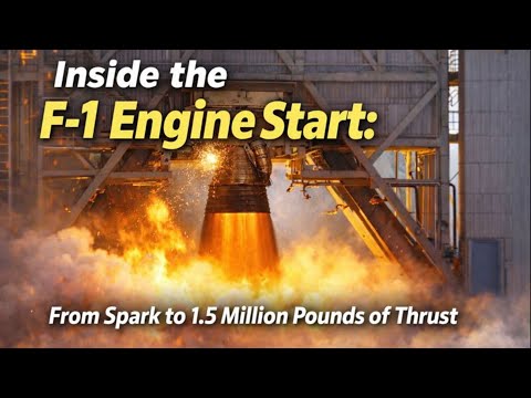 Inside the F-1 Engine Start: From Spark to 1.5 Million Pounds of Thrust