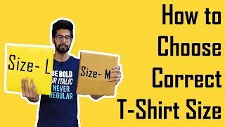 Choose Correct T-Shirt Size | Sizing Guide & Unboxing Tshirt | bewakoof t shirts review