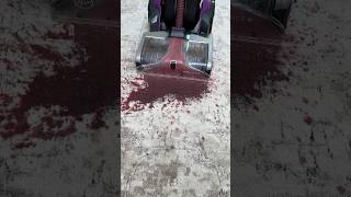 Grape soda spilled EVERYWHERE🤯 #satisfyingvideo #oddlysatisfying #cleantok #clean