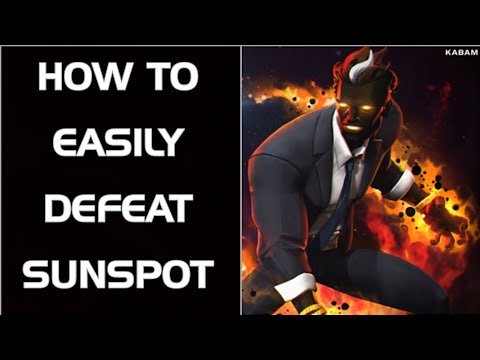 How to Easily defeat Sunspot (Uncollected) Smart breakdown - Marvel Contest of Champions