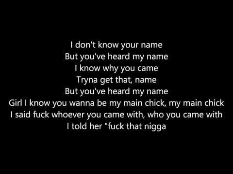 Kid Ink ft. Chris Brown - Main Chick [LYRICS)