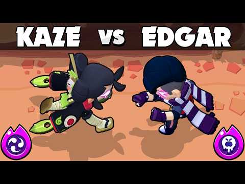 KAZE vs EDGAR ⭐ Brawl Stars X Kamikaze