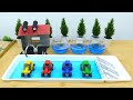 DIY Mini Tractor Repair Shop By The Pool In Mini Farm