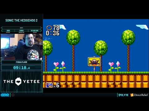 Sonic the Hedgehog 2 by Finalflame in 22:24 - Corona Relief Done Quick