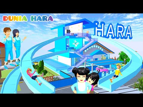 Wah Rumah Yuta jadi Rumah Baru Baby Hara 😱 | Kolam renang Luncuran | Sakura School Simulator