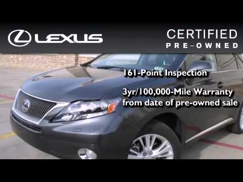Preowned 2011 Lexus RX 450h Dallas TX 75209