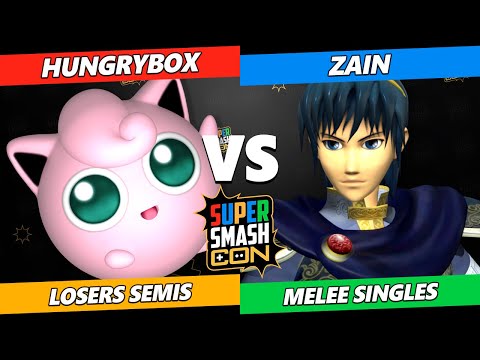 SSC 2022 Losers Semis - Hungrybox (Jigglypuff) Vs. Zain (Marth) Smash Melee Tournament