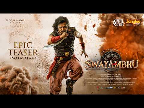 Swayambhu - Epic Teaser (Malayalam) | Nikhil Siddhartha | Samyukta | Nabha | Bharat | Ravi Basrur