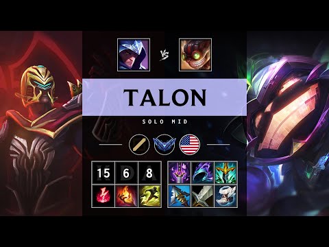 Talon Mid vs Ziggs - NA Diamond Patch 25.16