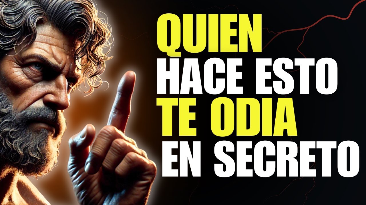 15 SEÑALES EVIDENTES de que alguien CERCANO te ODIA en SECRETO | Sabiduría para Vivir | ESTOICISMO