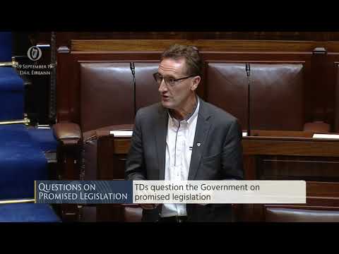 Deputy Peter Fitzpatrick - Questions on Promised Legislation - 19 Sep 2019