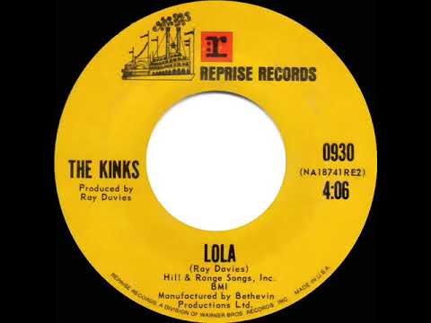 1970 HITS ARCHIVE: Lola - Kinks (mono 45 version--#1 UK hit)