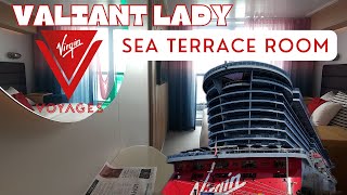 Inside Virgin Voyages Valiant Lady: Sea Terrace Cabin Tour - 130662A