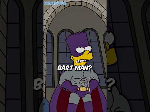 What Happens When Bart Becomes Bart Man? #thesimpsons
