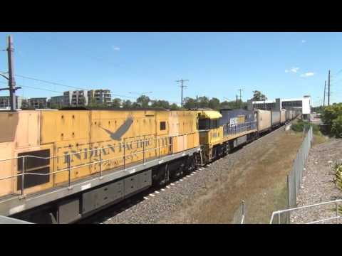 INDIAN PACIFIC NR18/NR8 haul there train 4PS6 through leumeah