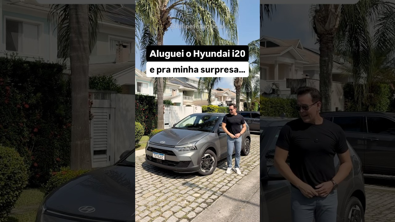 Aluguei o Hyundai i20 e pra minha surpresa…