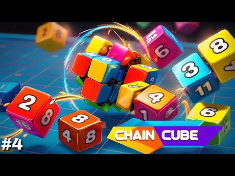 Chain Cube: 2048 3D merge game - Gameplay Walkthrough Part 4 - (iOS, Android)