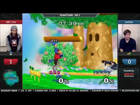 Speakeasy Smash [1/17/17] - ME | Vro (Marth) vs. JustJoe (Falco) - SSBM - Grand Finals