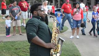Uptown Funk Street Saxophone