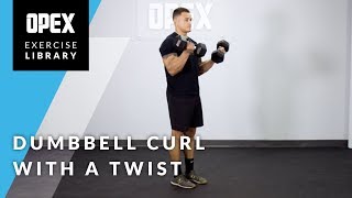 Dumbbell Curl with Twist exercise video thumbnail