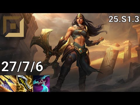 Sivir ADC vs Ezreal - EUW Master | Patch 25.S1.3