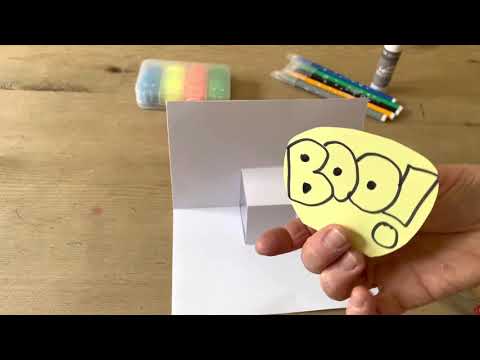 How to make a box fold pop-up card, easy tutorial