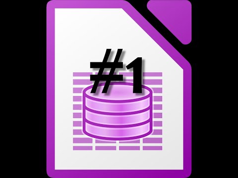 Creating a database with LibreOffice Base | #001 | Basics & first table
