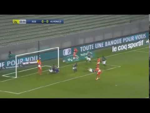 Sidibe gol for St  Etienne vs Monaco 0-1