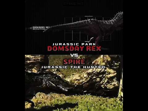 DOMSDAY REX VS SPIKE #battle #jurassicworld #dinossaur #edit