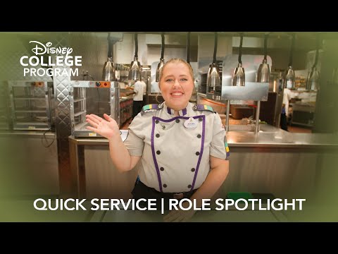 Quick Service Food and Beverage | Disney College Program Role
