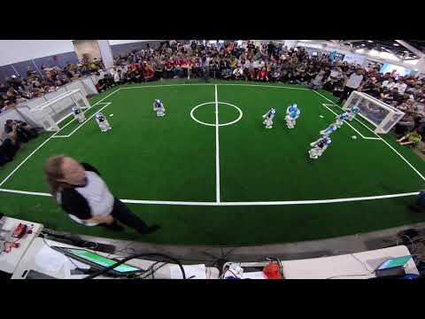 RoboCup 2019, Sydney: B-Human vs. Nao-Team HTWK - 1st Half [Field A]