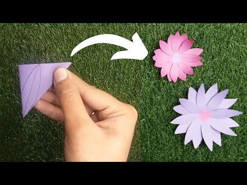 Paper flowers | paper flower making | flowers  |