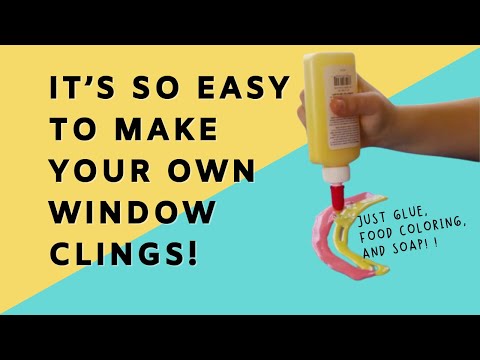 DIY Window Clings | Simple Kids Craft