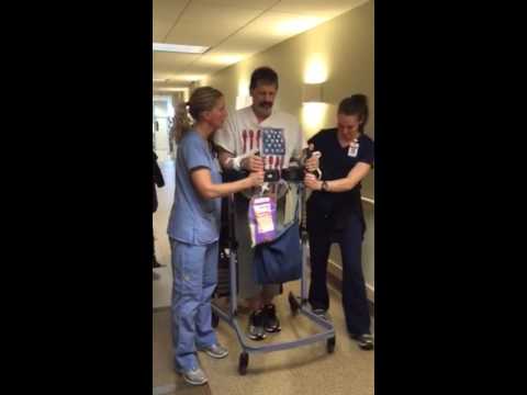 Mike walks 250 steps!