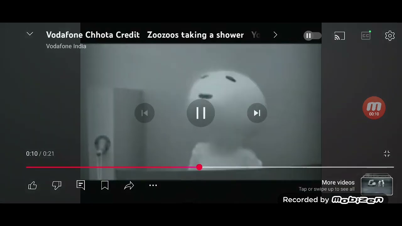 Vodafone Chhota Credit - Zoozoos taking a shower - video 3