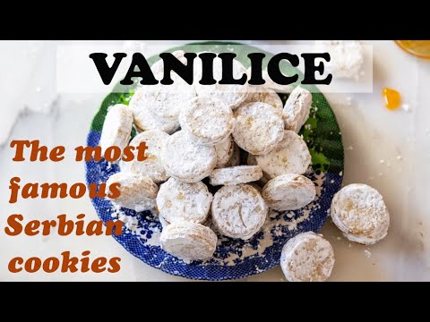 Vanilice - The most famous Serbian cookies