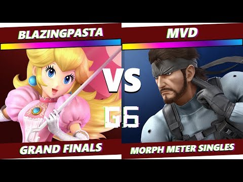 Glitch 6 SSBU - BlazingPasta (Peach) VS MVD (Snake) - Smash Ultimate Morph Meter GF