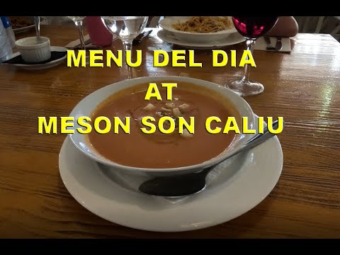 Meson Son Caliu menu del dia near to Palmanova - 5th September 2023