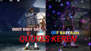 Download lagu QUOTES FREE FIRE ||30 DETIK KEREN COCOK BUAT STORY WA mp3