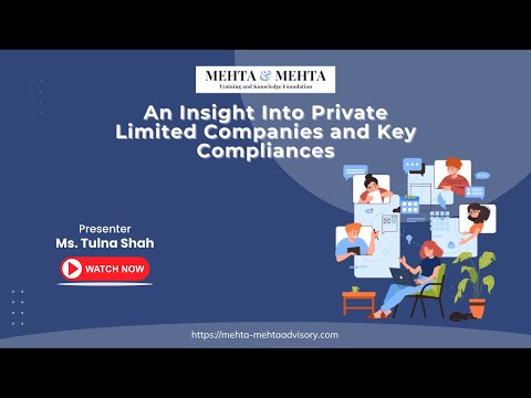 Private Limited Companies & Key Compliances