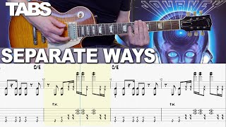 Journey - Separate Ways (Worlds Apart) | Guitar cover WITH TABS |